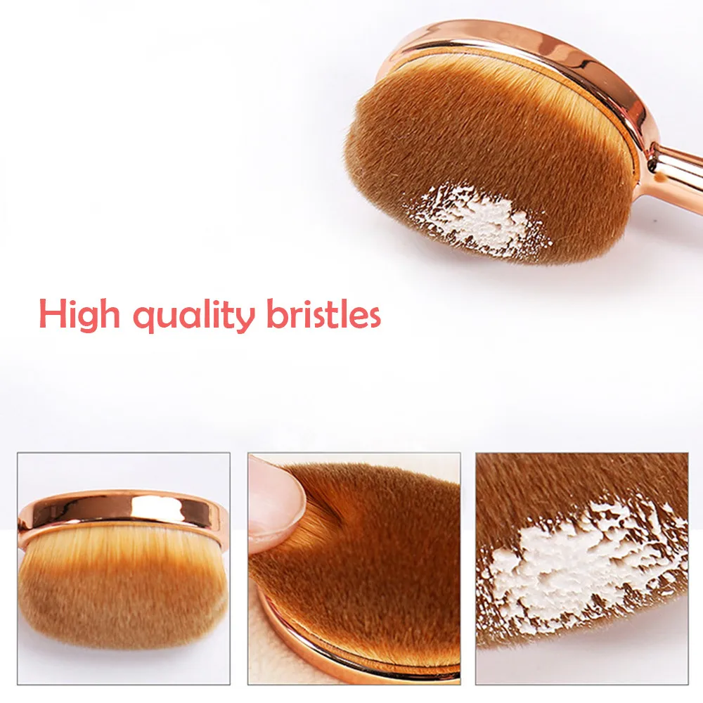 1 шт. новая овальная кисть для основы зубная щетка Новые кисти макияжа основа