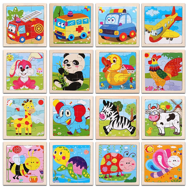 9/16 шт. 3D бумажные детские развивающие игрушки для детей раннего возраста