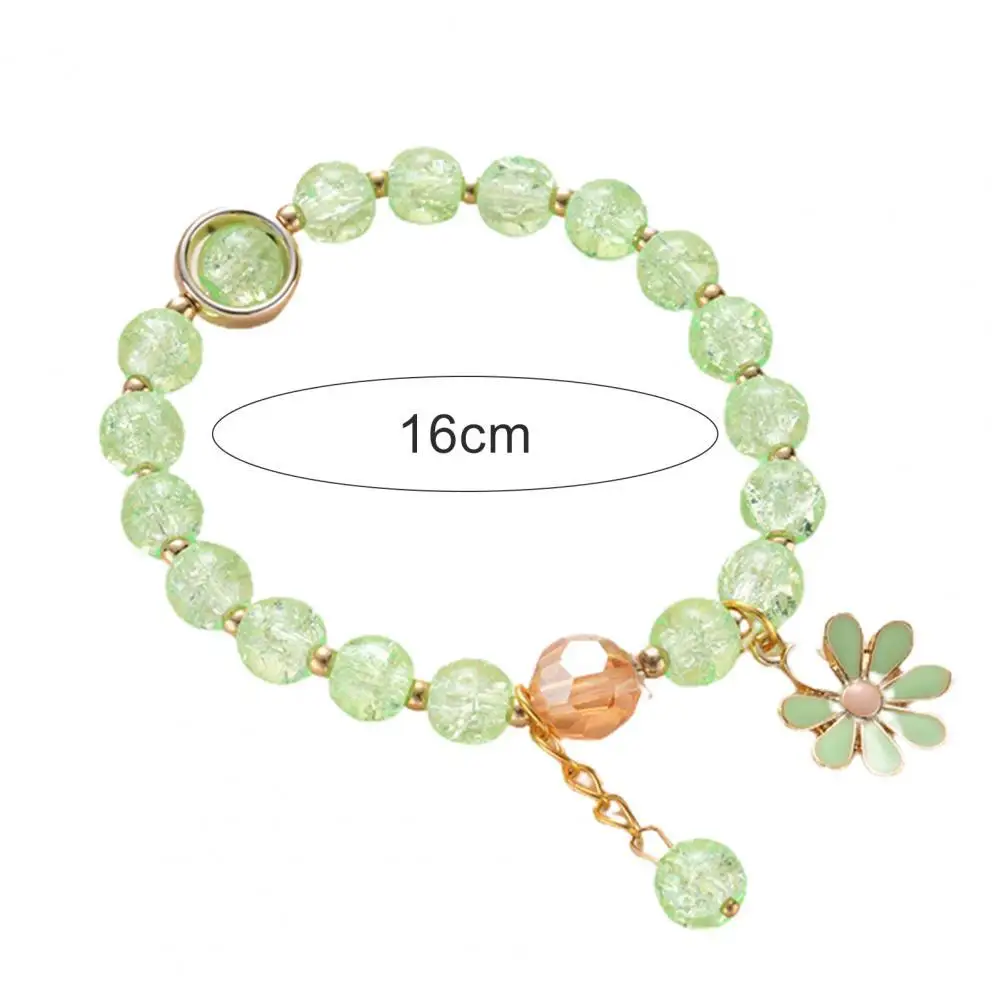 

50%HOT Bracelet Faux Crystal Exquisite Women Attractive Sunflower Bracelet for Gift