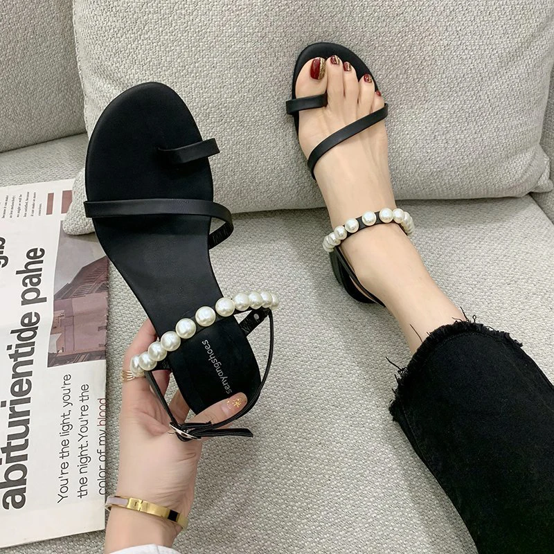 

Fashion Womens Shoes 2021 Beige Heeled Sandals Flip Flops Platform Buckle Strap Med Luxury Black Clear Comfort Pearl Girls Corre