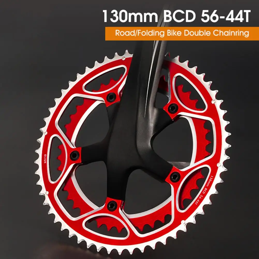 Интегрированная Звездочка для велосипеда цепь из алюминиевого сплава с матовой