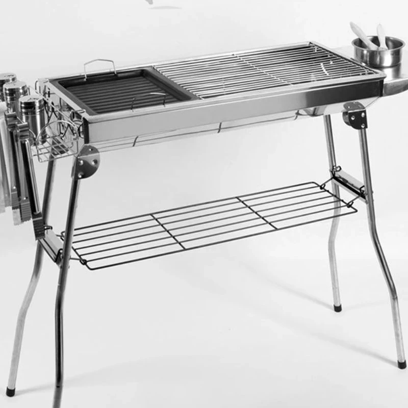 

2021 Hot Sale Non-Stick Grill Pan with Dual Handles Barbecue Frying Rectangle Griddle BBQ Tray Barbecue Accessories