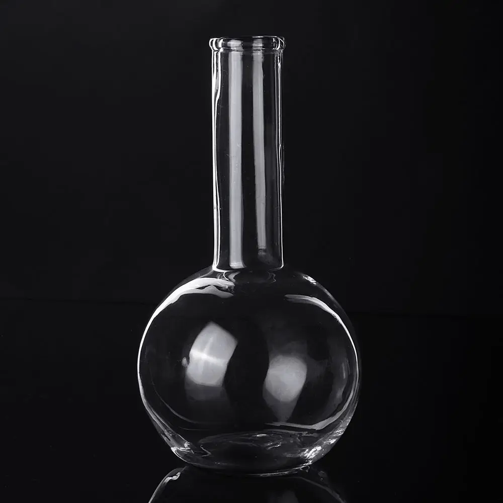 KICUTE 100/150/250 мл плоское дно Стекло фляга короткая шея дистилляции колбу лабораторная бутылка для кипятка лабораторное оборудование Стекло посуда набор