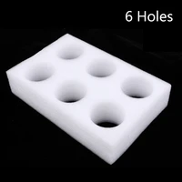 foam cup holder for delivery anti overflow tray supporter with 46 holes for milk coffee cup tea mug beer camping accessories