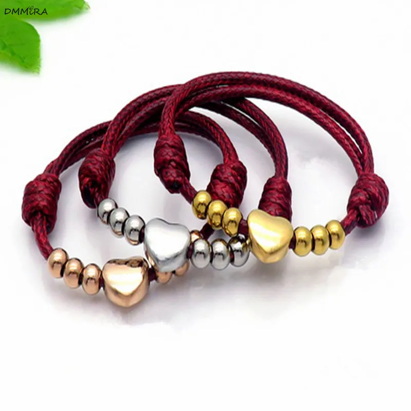 Браслеты из нержавеющей стали для мужчин и женщин простые модные подарочные