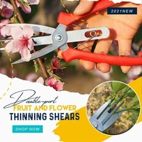 lonbor%c2%ae double port fruit and flower thinning shears double edged fruit picking scissors bonsai flower cultivating solid snip ga