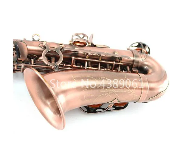 Новое поступление MARGEWATE MGL-324 бренд Ретро Красный Бронзовый альт-саксофон Eb Tune Abalone