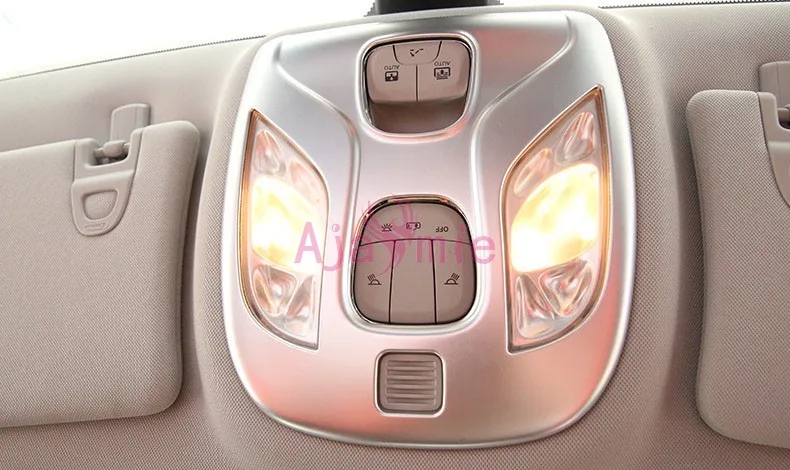 

Для Jeep Compass 2017 2018 интерьерная крыша лампа для чтения крышка осветительная накладка Защитная панель хромированная Автомобильная Стайлинг Аксессуары