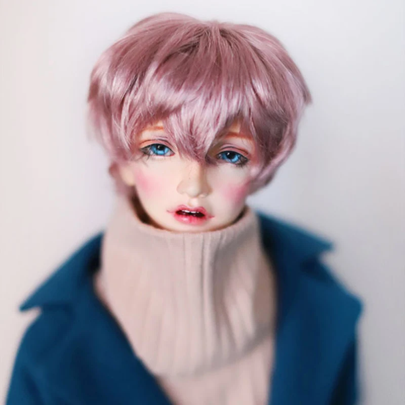 

BJD doll wig suitable for 1/6, 1/4, 1/3 uncle size hipster cool imitation mohair Arum teenager [soft baa baa]