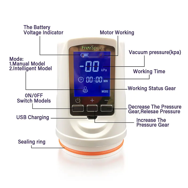 Вакуумное устройство для эрекции мужчин увеличитель пениса насос большой экран