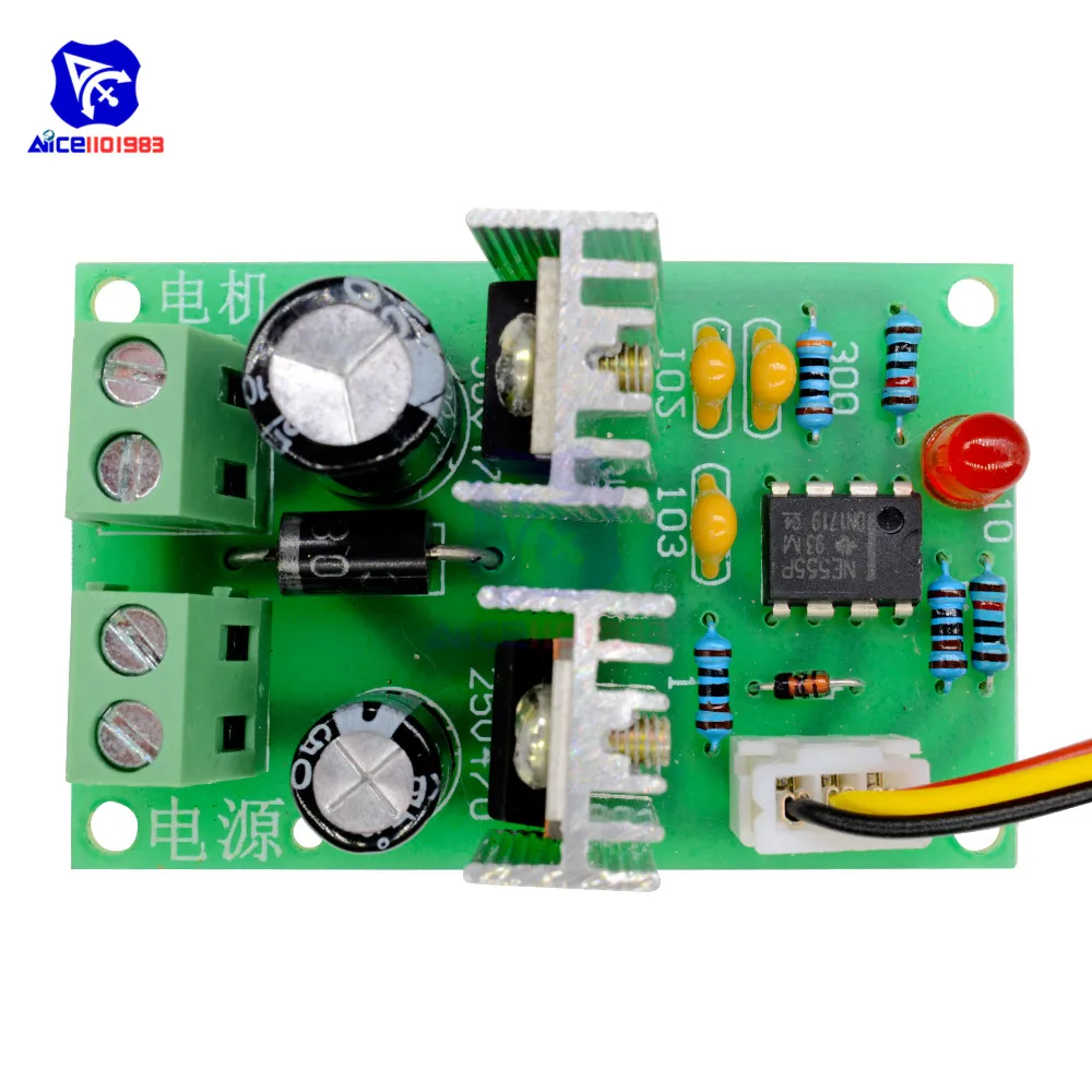 Флейта управления скоростью с регулируемым потенциометром 10 -40 В 3 А 100 Вт 25 кГц -