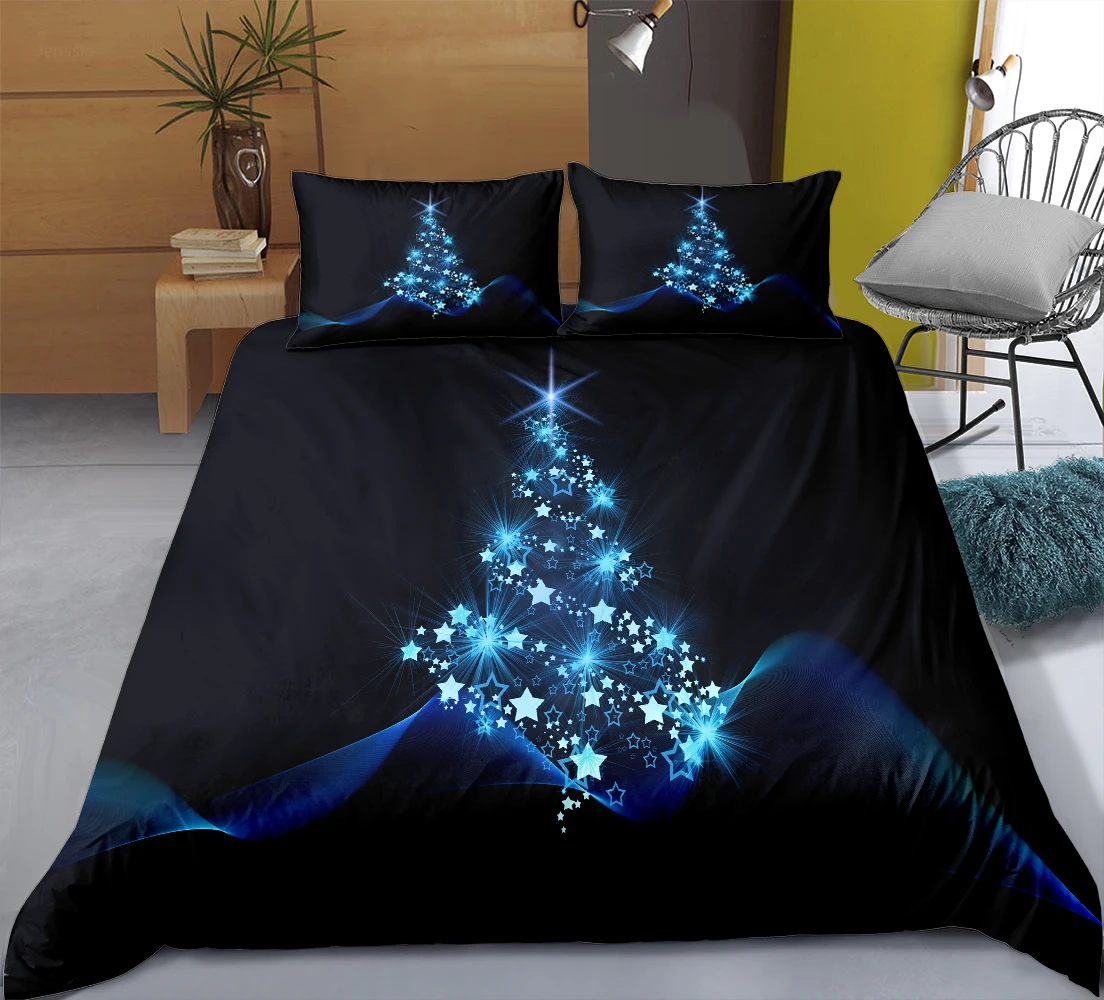 

Dream Forest Down Duvet Cover 3d Digital Printing Children's Three-Piece Suit Fashion Soft Colorful Bedding