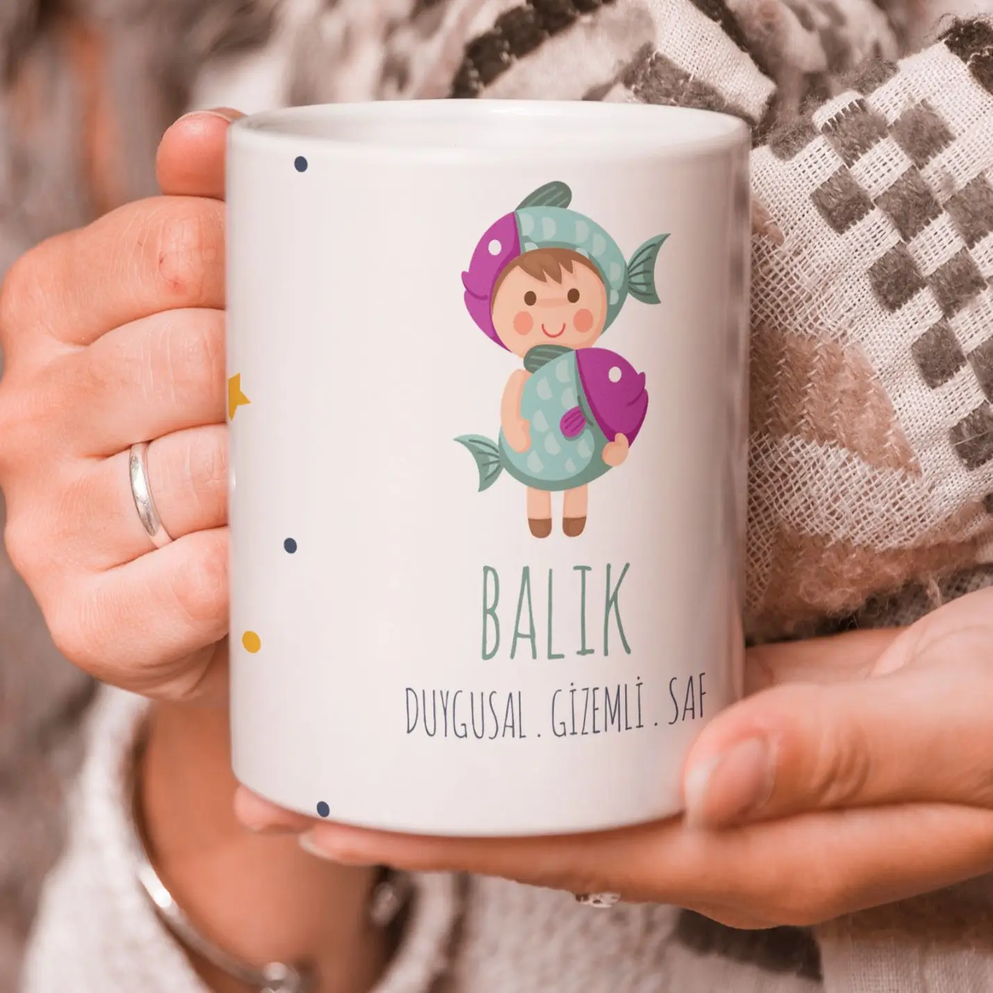 

Piscean Special Cute White Mug Cup