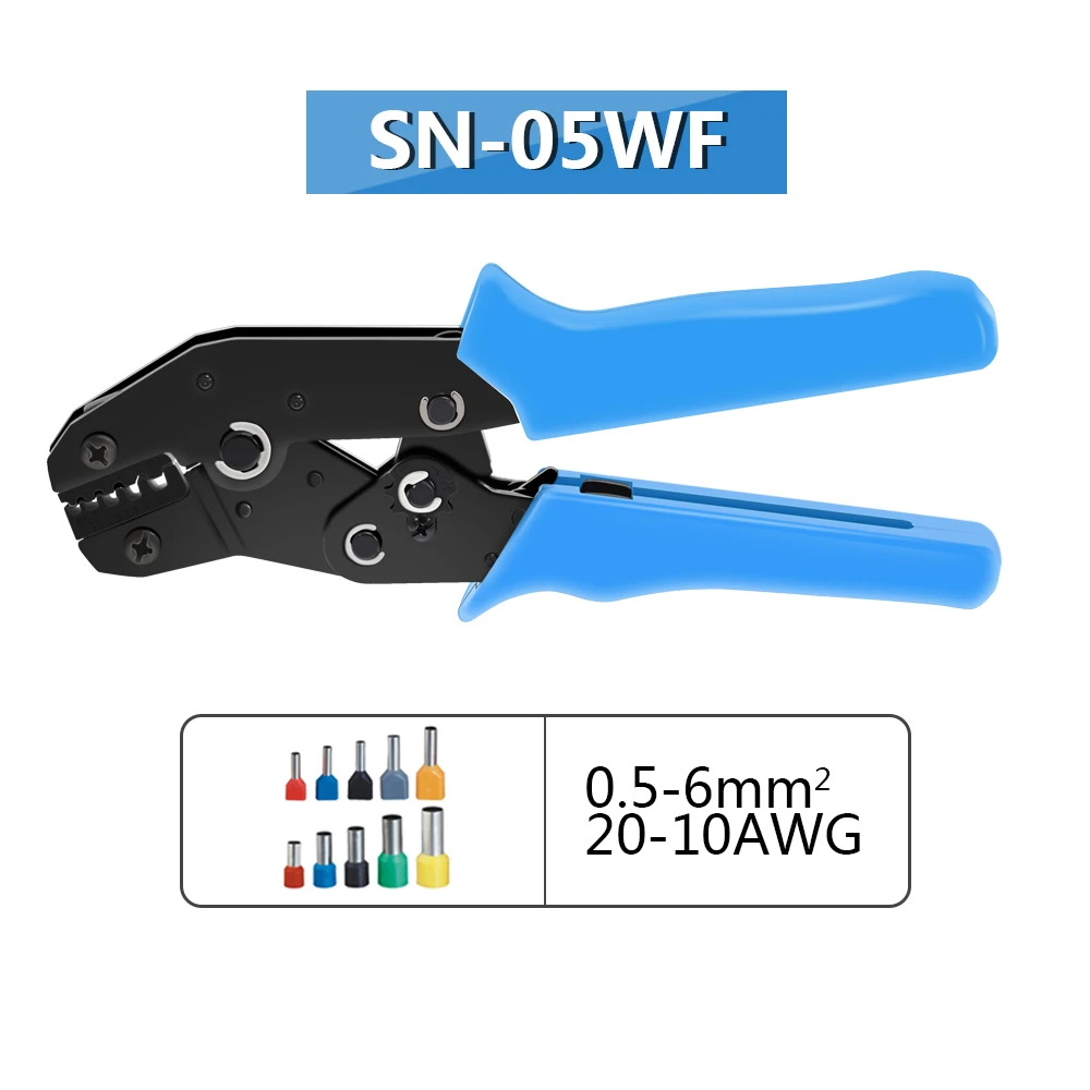 FASEN SN-06WF 0 25-6mm2 обжимные клещи для конечного Рукав Кабель фиксирующий Зажим Щипцы