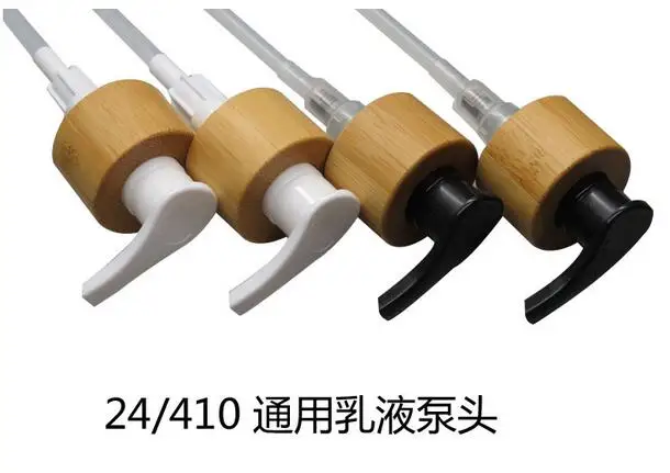 Бесплатная доставка 100 шт./лот натуральная бамбуковая помпа 24/410