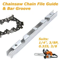 universal chainsaw chain depth gauge file guide and bar groove for 14 38 p 0 325 chain saws replacement parts garden tool