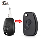 Dandkey измененный для Renault Duster Logan Fluence Clio Kangoo Sandero Espace Складной Корпус автомобильного ключа дистанционного управления