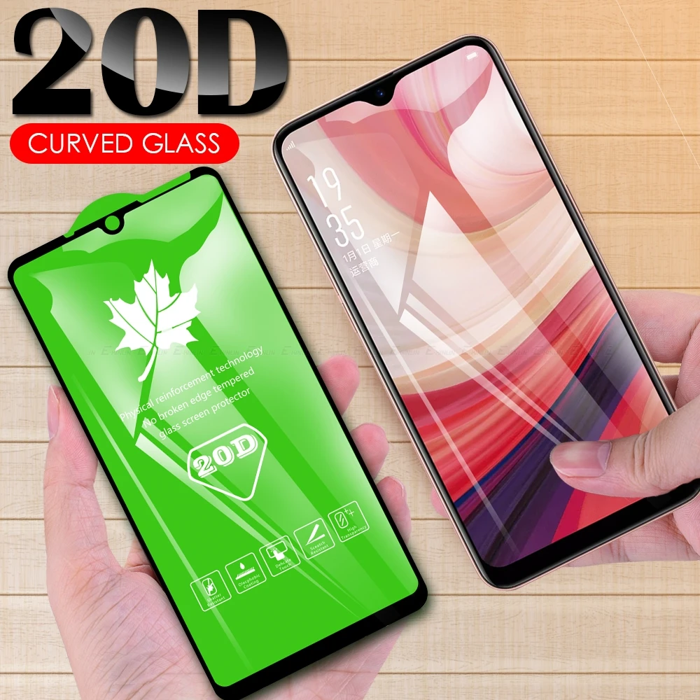 

20D Full Cover Tempered Glass For OPPO A8 A9 A5 2020 AX7 A7 A5 AX5 A5s AX5s A3s Screen Protector Protective Film