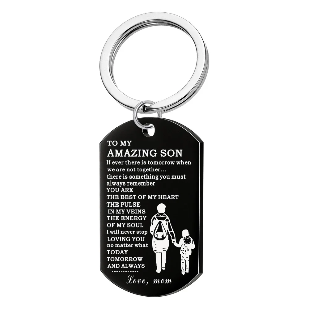 Модный волшебный брелок с изображением сына аксессуары из нержавеющей стали