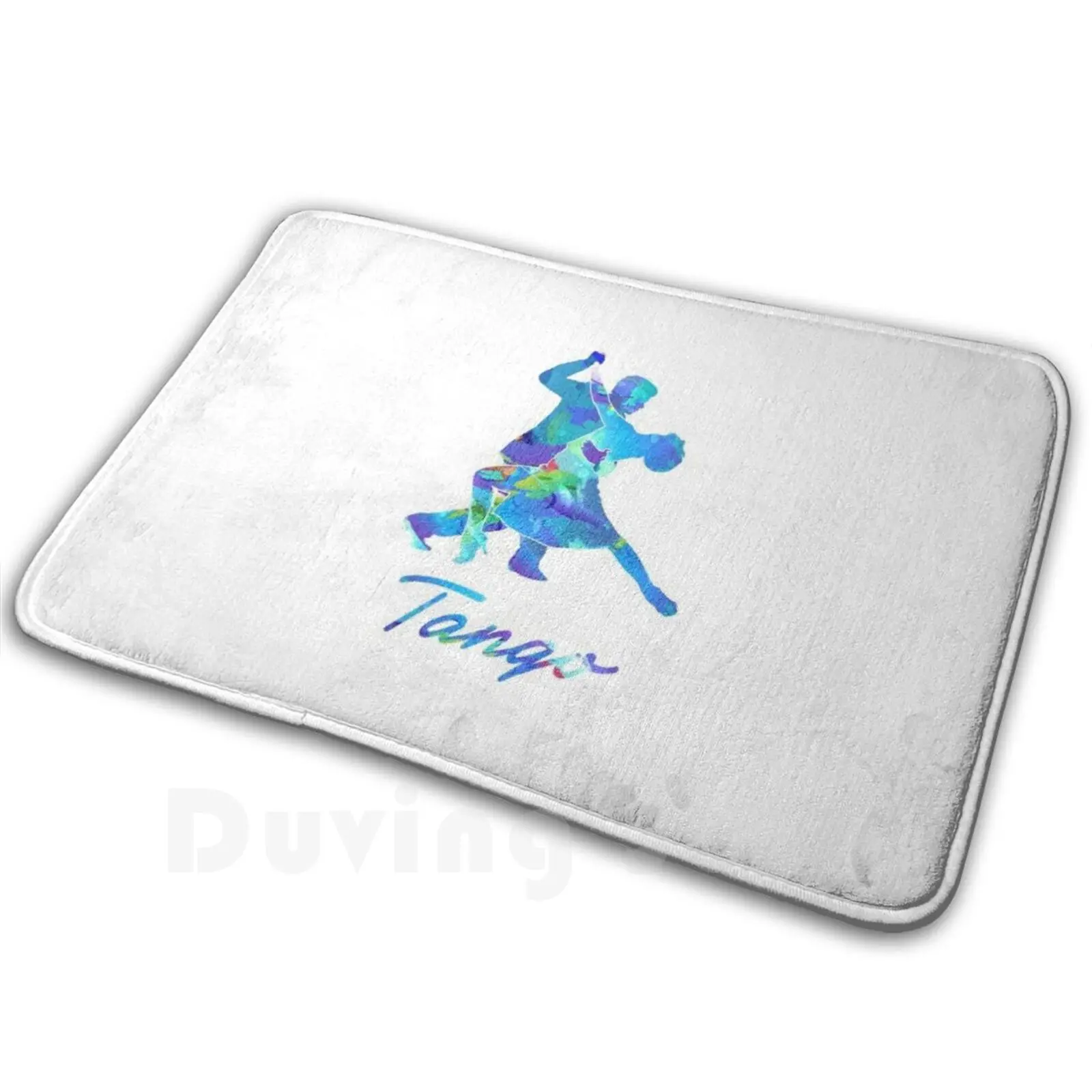 Танцор Танго s Красочные силуэты коврик подушка мягкий женский танцевальный