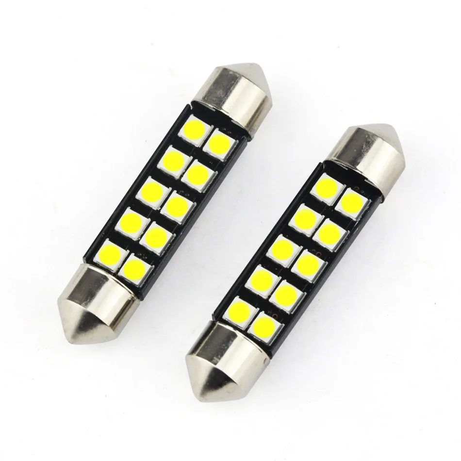 Гирлянда 31 мм 36 мм/39 мм/41 C5W C10W светодиодный лампы 3030 SMD Canbus без ошибок интерьер