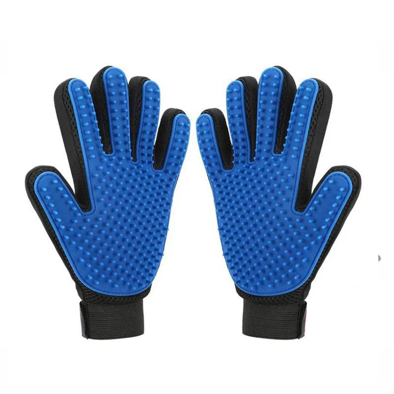 

Blue Grooming Pet Brush Glove Soft Silicone Cat Dog Glove for Rabbit Bath Supplies Glove Combs Pet Dog Cat Accessories Products