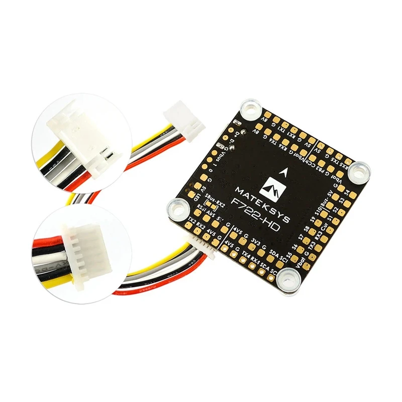 

F722-HD F7 Flight Controller OSD 3-8S MPU6000 5V/8V BEC 30.5X30.5mm for DJI FPV Air Unit RC Racing Drone