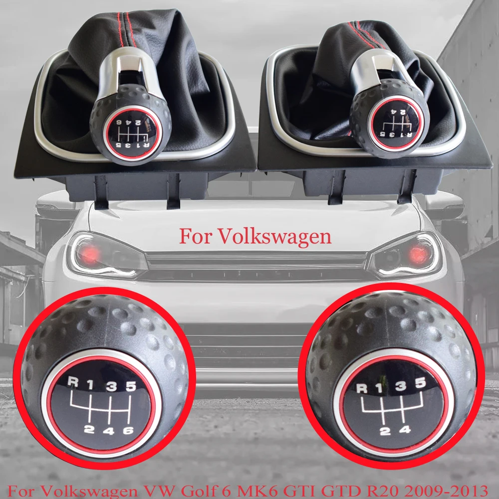 Ручка для стайлинга автомобиля 5-6 скоростей Volkswagen VW Golf 6 MK6 GTI GTD R20 2009-2013 |