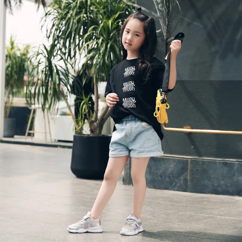 

2020 Summer Sneakers For Girls Fashion Breathable Children's Sneakers Outdoor Basket Children Girl Comfortable Shoes For Girls