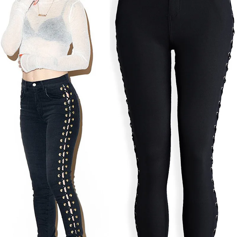 Новинка 2017 года европейские хипстерские всесезонные женские джинсовые брюки с