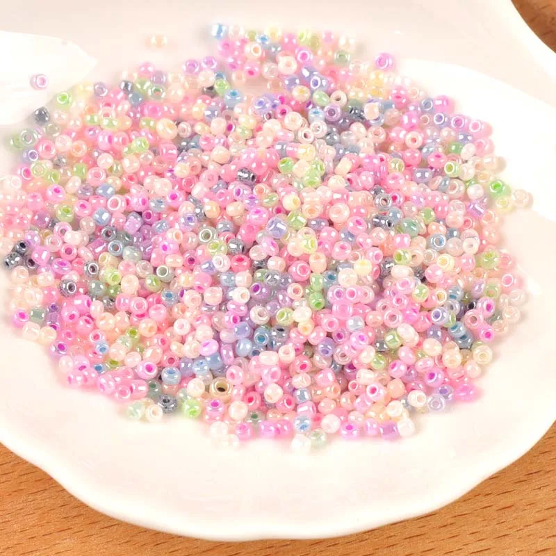 2/3 мм) бусины типа жемчужины перламутровый цвет Цвет Чешский Стекло круглые