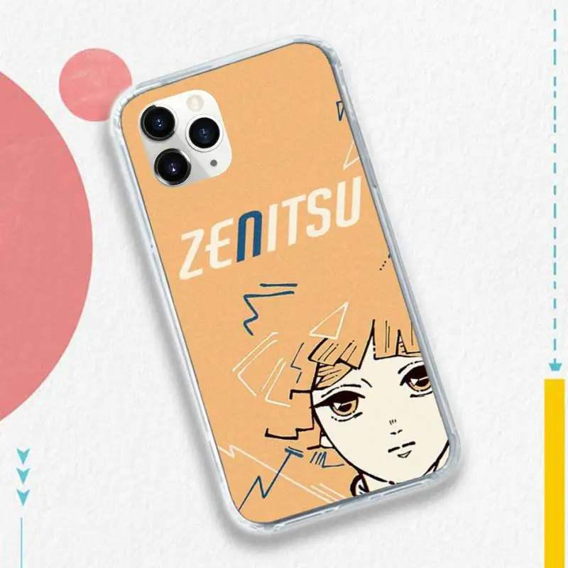 

New Japan Anime Kimetsu no Yaiba Phone Case for iPhone 11 12 pro XS MAX 8 7 6 6S Plus X 5S SE 2020 XR
