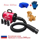 Мощный фен BS2400 для шерсти собак, осушитель для домашних питомцев, низкий уровень шума, бесступенчатые скорости
