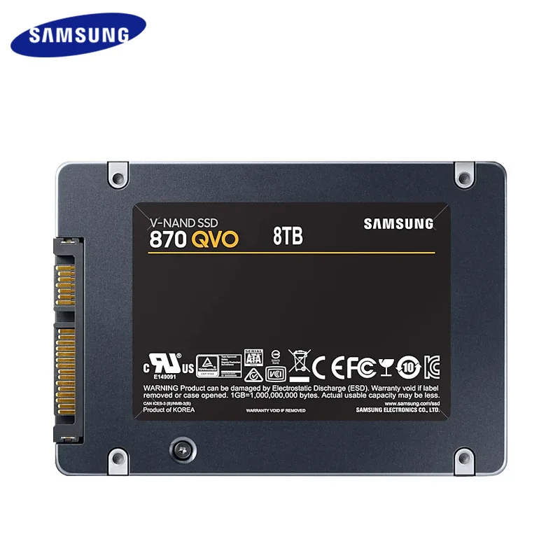 Bestellen Samsung SSD 870 QVO 1TB 2TB 4TB Interne Solid State Disk Festplatte Lesen Geschwindigkeit 560 Mb/s SATA 2.5