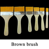 1 pcs big bristle brush brush gold leaf paint oil painting acrylic painting brushartist drawing art supplies painting brushes