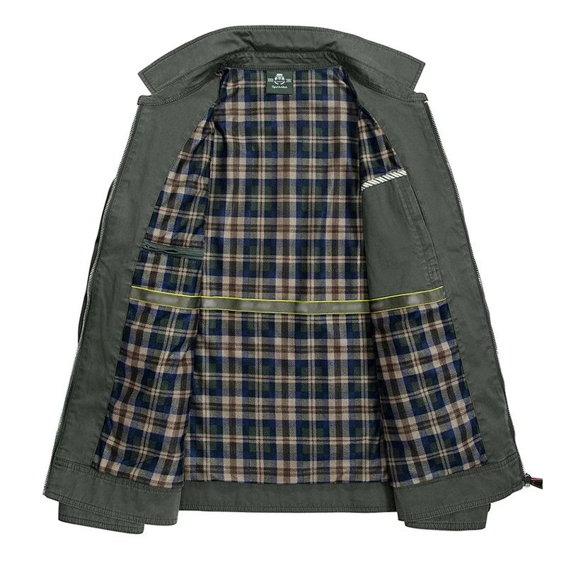 

Autumn Military Jacket Men Coat Male Men Windbreaker Pure Cotton Jacket Solid Slim Casaco Masculino Jacket Coat Men Outwear