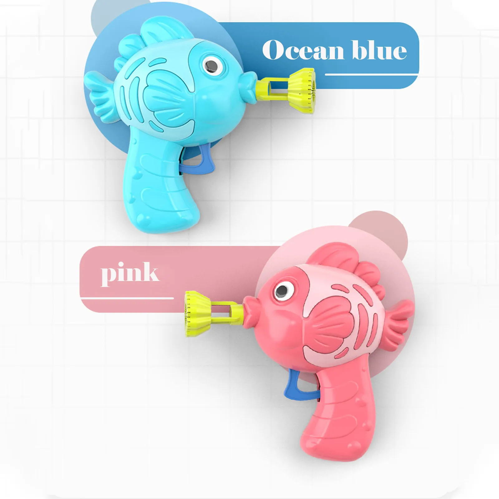 

Kids Bubble Gun Toys Cartoon Fish Soap Water Bubble Machine Fun Bubble Maker Summer Toys For Children Toddlers Indoor Outdoor