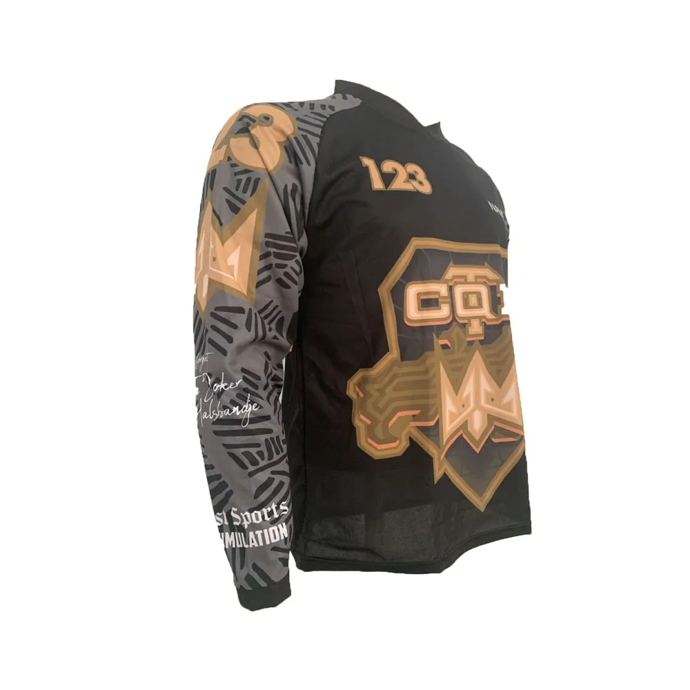 2022 new arrival SQB TEAM sport paintballs motocross jersey airsoft downhill enduro bike | Спорт и развлечения