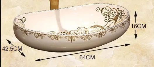 Керамическая китайская раковина для ванной комнаты туалета | Обустройство дома