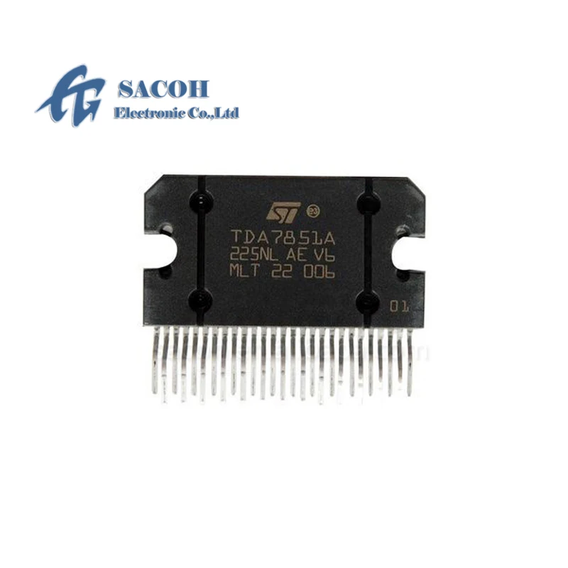 2 шт./лот новый оригинальный TDA7851A или TDA7851F, TDA7851L или TDA7851 ZIP-27 4X48 W MOSFET четырехмостовой усилитель мощности