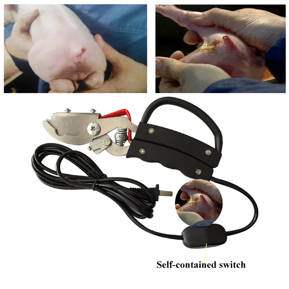 1 шт. Электрический Резак для свиней овец поросят ягненка устройство резки