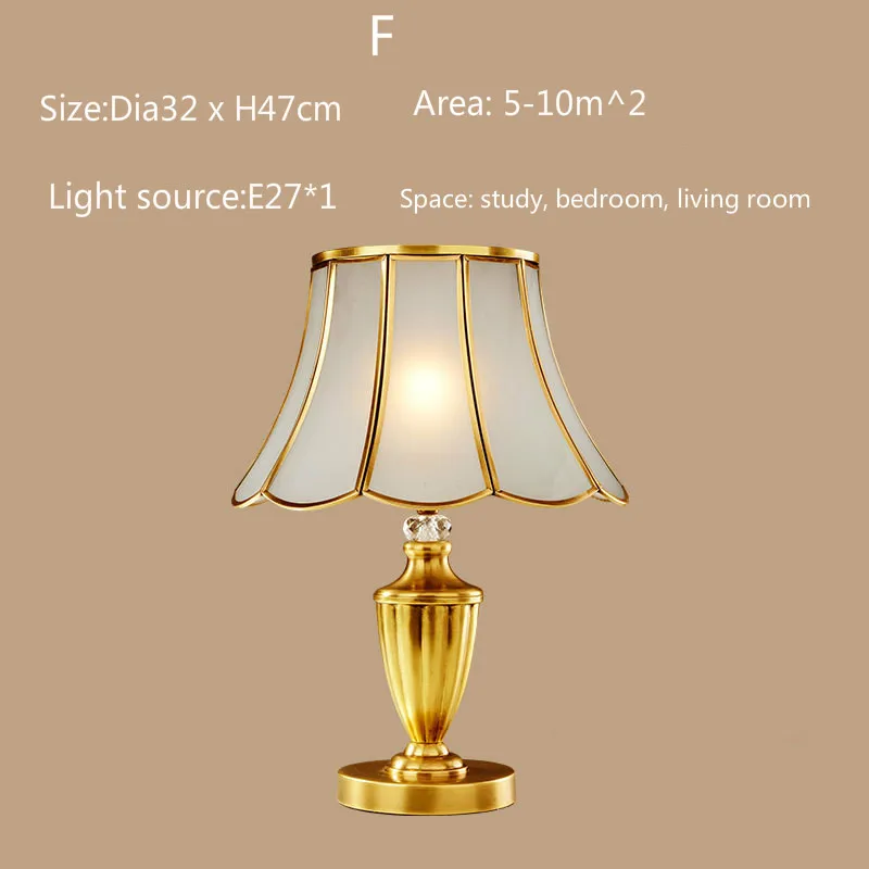 Европейская настольная лампа для спальни прикроватная американская креативная