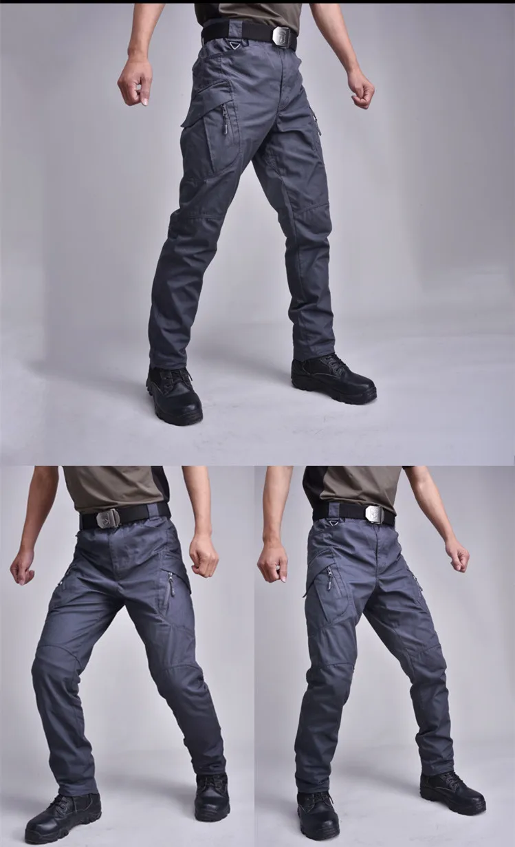 

Men's Military Tactical Pants Breathable Quick Dry Multi Pockets Summer 2021
