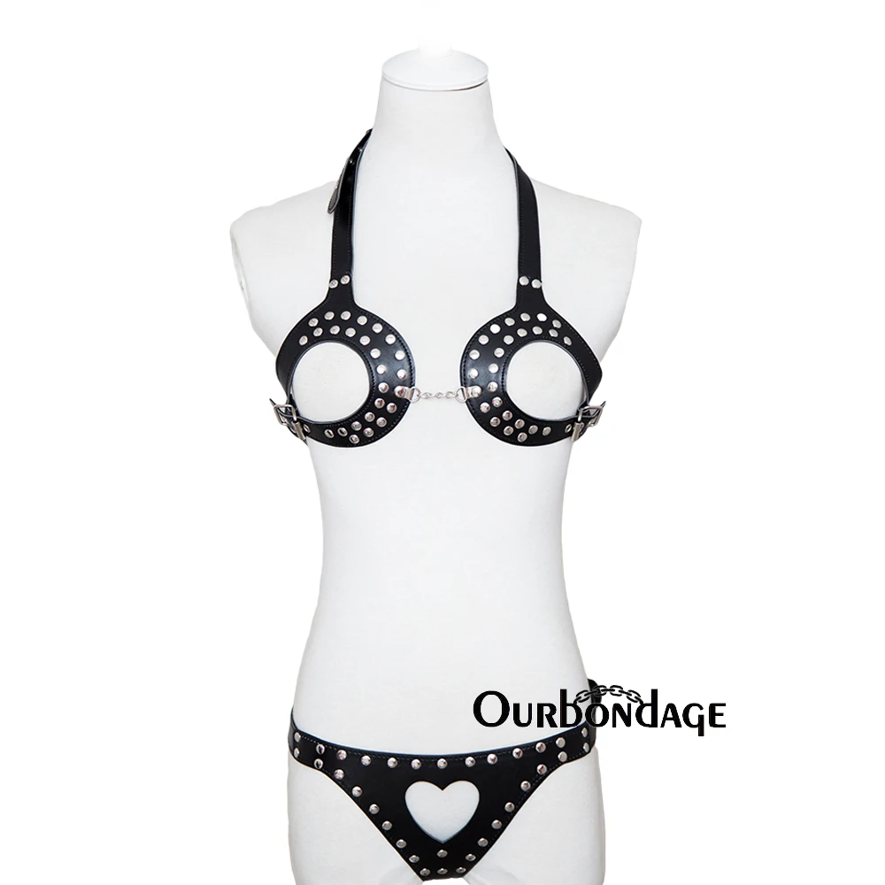 Ourbondage женский ремень из искусственной кожи с ремешком в форме сердца сексуальное