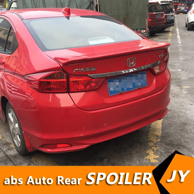 Спойлер для HONDA City 2015 2017 городской спойлер светильник высокое качество абс