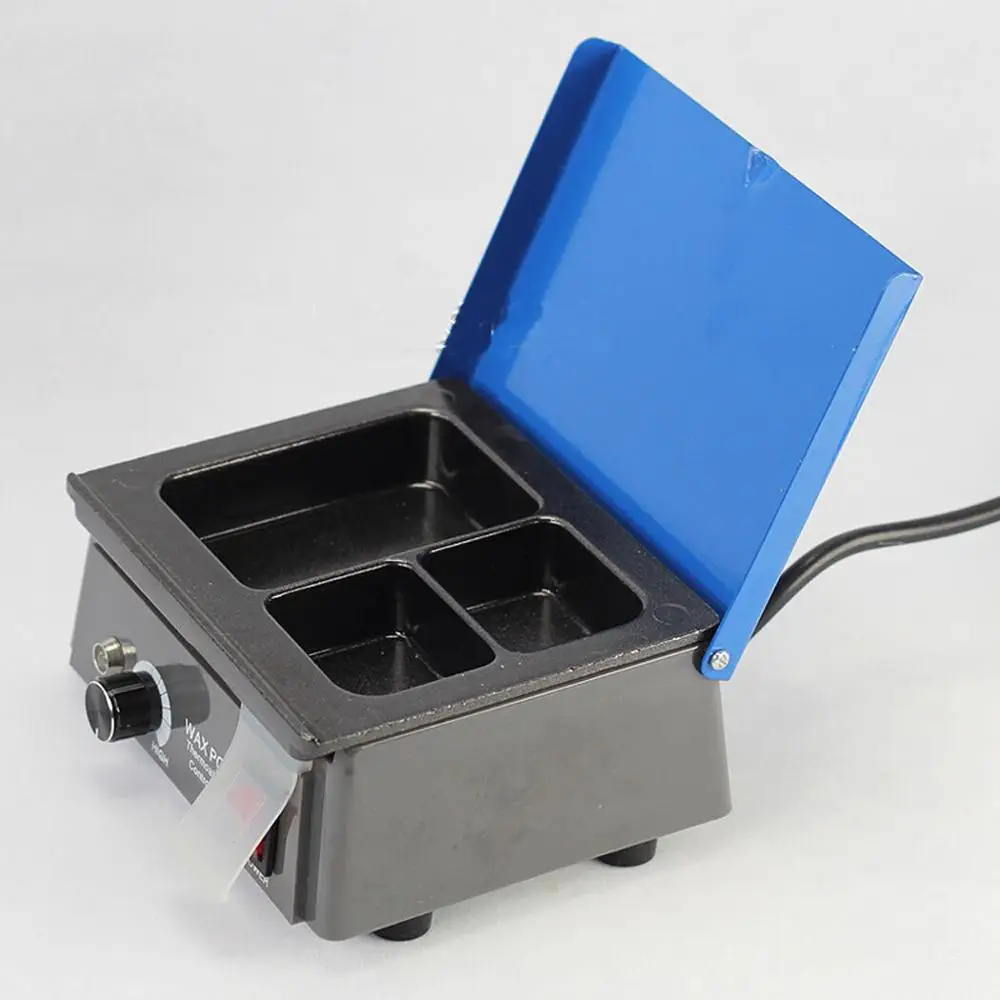 

Dental Lab Dental Equipment 110V/220V 3-Well Corded Analog Wax Melting Dipping Heating Wax Pot Heater Melter Teeth