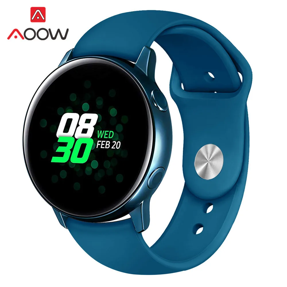 20 мм силиконовый ремешок для часов samsung Galaxy Watch Active 42 мм gear S2 спортивный сменный Браслет ремешок для SM-R500 SM-R810