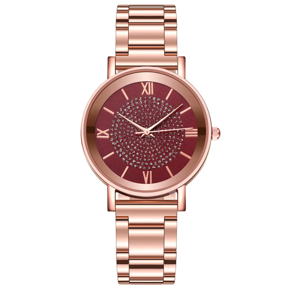 

Luxury Watches Women Relogio Feminino Quartz Wristwatch Zegarek Damski Stainless Steel Dial Casual Bracelet Reloj Mujer Watch