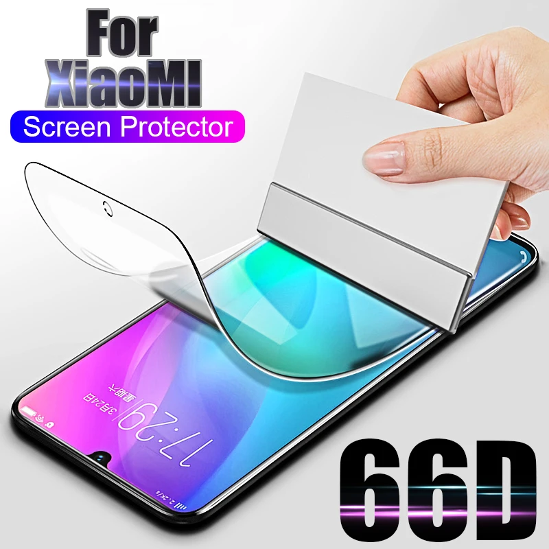 Гидрогелевая пленка для Xiaomi Mi 9T 8 9 Lite SE Защитная экрана A2 A3 мягкая защитная Note 10 Pro