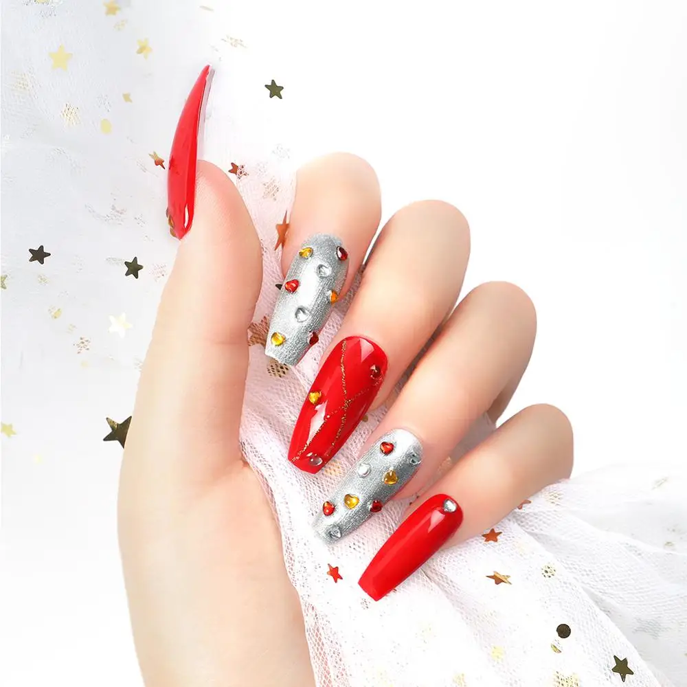 

Mixed Color Nail Rhinestone Glitter Irregular Beads For Manicure Nail Art 3D Decoration Stone In Wheel DIY Accessories Tips